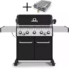 Plinski žar Broil King Baron S 590 IR s 5 gorilniki, zadnjim gorilnikom za raženj in IR stranskim gorilnikom (23 kW, 161 × 116 × 61 cm)